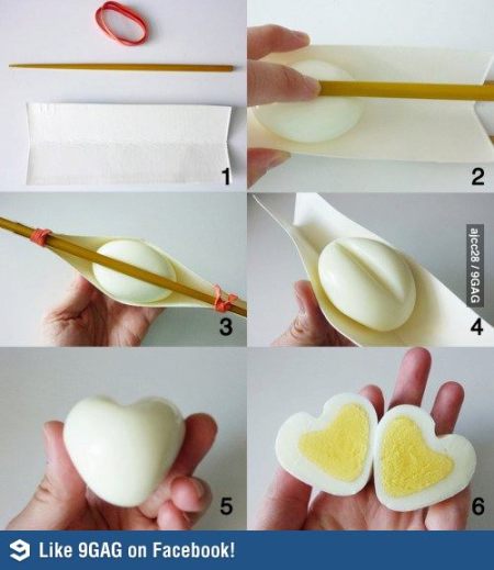 Heart-Shaped Boiled Egg